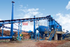 Complete construction waste recycling and processing plant