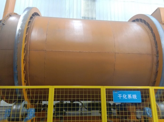 Waste lithium battery drying system