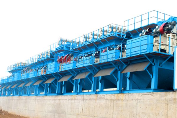 Slurry separation system for shield tunnelling machines